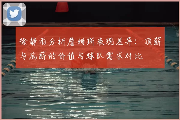 徐静雨分析詹姆斯表现差异：顶薪与底薪的价值与球队需求对比