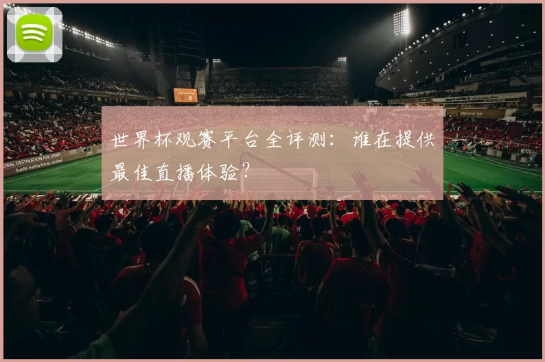 世界杯观赛平台全评测:谁在提供最佳直播体验?